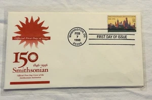 150 Year Anniversary Smithsonian FDC 1996 First Day - Picture 1 of 2