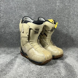 Burton Driver X Men's Size 12 Brown Tan Speed Zone Lace Snowboard Boots Used - Picture 1 of 15