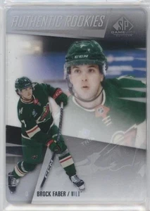 2023-24 SP GAME USED SPGU RC CRYSTAL PARALLEL ROOKIES BROCK FABER /25 WILD - Bild 1 von 2