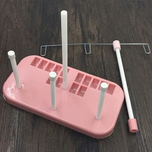 Household Thread Stand 3 Spools Serger Thread Holder Embroidery or Quilting - Picture 1 of 12