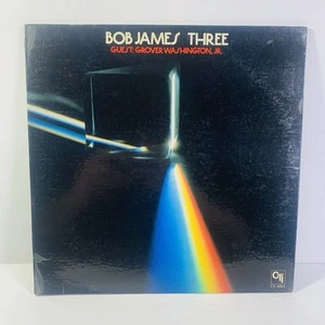 LP BOB JAMES - THREE : GUEST GROVER WASHINGTON JR. LP CTI 6063 CTI RECORDS - Imagen 1 de 11