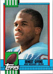 1990 Topps #228b Ernest Givins - Imagen 1 de 2