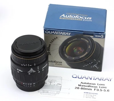 Quantaray Autofocus 28-80mm f/3.5-5.6 Lens for Nikon - Image 1 of 4