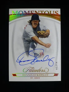 2024 Panini Flawless Gold Dennis Eckersley On-card Auto #ed /10 Low - Picture 1 of 2
