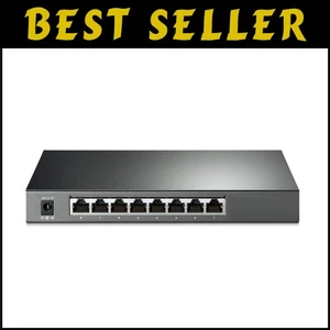 Versatile 8-Port Gigabit Switch with Remote Access & Flexible Power Options - Picture 1 of 7