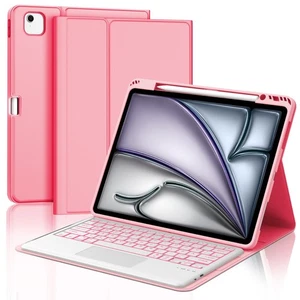 JADEMALL iPad Pro 13 Keyboard Wireless Keyboard with Lighting and Touch Panel - Picture 1 of 24