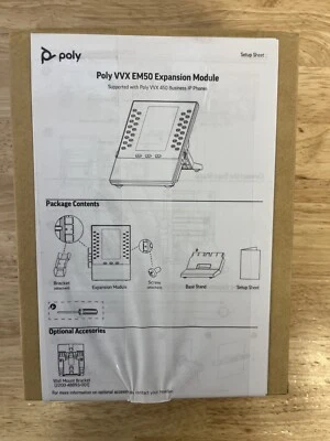 Poly VVX EM50 Phone Expansion Module (85X07AA) - Image 1 of 2
