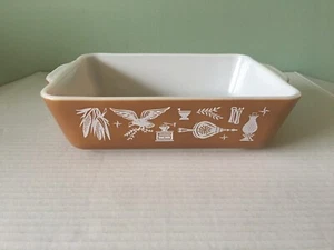 Pyrex Early American Refrigerator Casserole Bowl Dish Model 0503 Vintage 1960s - Picture 1 of 9