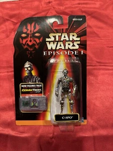 1998 Hasbro Star Wars Episode I Commtech ~ C-3PO Figure NIB 3.75" Collection 2 - Picture 1 of 2