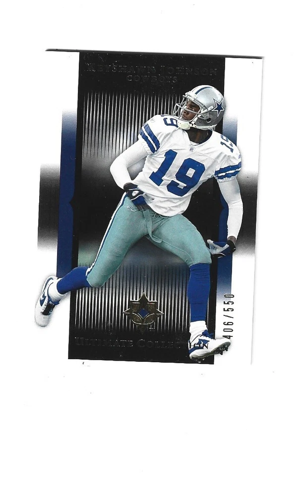 2005 Ultimate Collection #25 Keyshawn Johnson  /550    DALLAS  COWBOYS - Image 1 of 1