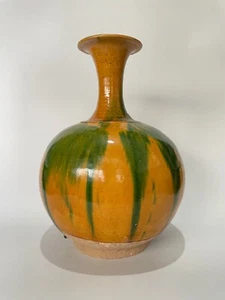 Rare Chinese Three-colour Glazed Pottery Vase A.D.618-907 Tang dynasty - Picture 1 of 11