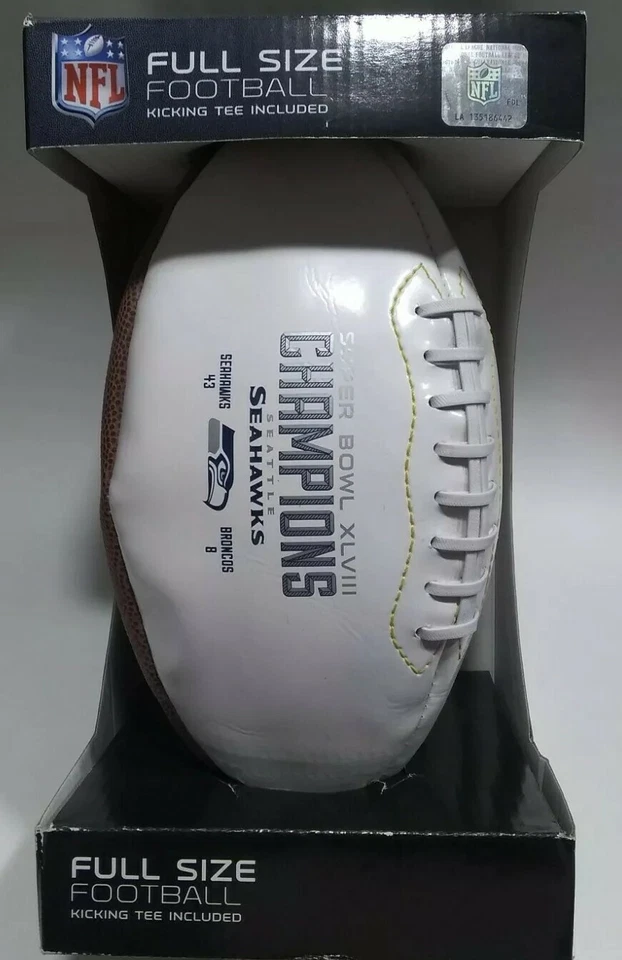 NFL Super Bowl XLVIII Champions Seattle Seahawks Football Denver Broncos Full