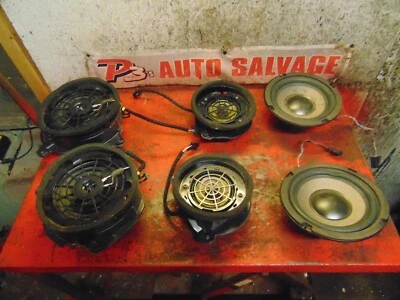 02 01 00 99 98 Mercedes Benz E430 OEM Juego de altavoces delanteros y traseros Bose Foto 1 de 4