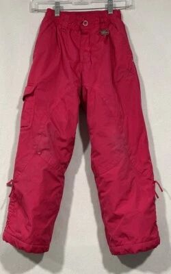 Pantalones de nieve rosa ZeroXposur para niñas talla pequeña 7-8 Foto 1 de 4