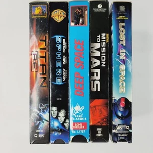 Titan A.E. Spere Lost in space Deep Space Mission to MarsVHS Lot of 5 Sci Fi  - Picture 1 of 11
