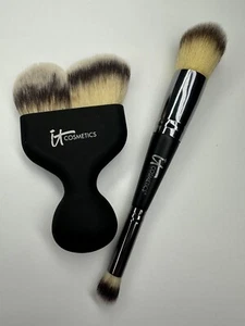 It Cosmetics Heavenly Luxe Dual Foundation Concealer #7 and #19 Contour brush - Picture 1 of 4