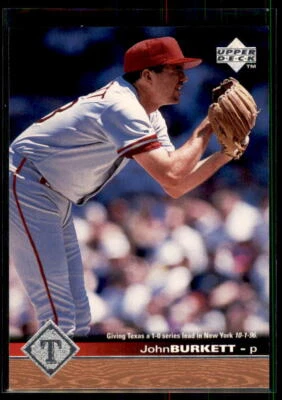 1997 Upper Deck John Burkett #507 Texas Rangers - Image 1 of 2