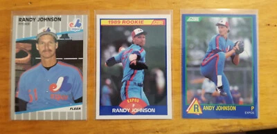 Randy Johnson 1989 RC-2000 misc singles you pick choice BowChr,Fleer,Stadium.... - Image 1 of 4