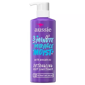 Aussie 3 Minute Miracle Moist Deep Conditioner with Avocado & Jojoba Oil 16 oz - Picture 1 of 5