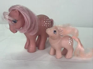 Hasbro My Little Pony Baby Cotton Candy & Cottona Candy G1 Pink Vintage 1984 MLP - Picture 1 of 6