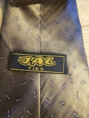 JAL 男式 100% 真丝领带手工制作  — 第 1/4 张图片