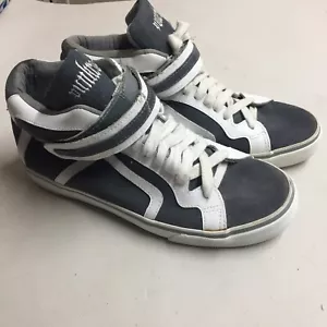Punk Rose High Top Shoes Women' Size 10 Gray White - Picture 1 of 8