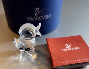 Swarovski Quacking Duck Figurine with Box and Certificate A7660 NR040000 - Imagen 1 de 13