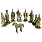  Terracotta Warriors Statue Set Vintage China Dynasty Qin Emperor Figurine-BY