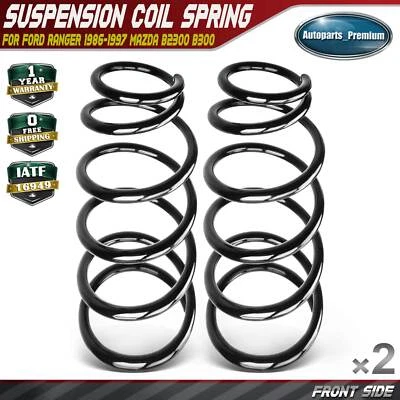 2x Muelles helicoidales delanteros diestro y derecho para Ford Ranger 1986-1997 Mazda B2300 B3000 B4000 Foto 1 de 4