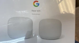 Google Nest Wifi Router and Point - Snow - Bild 1 von 1