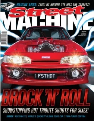 Street Machine Magazine Issue May 2025/ BROCK 'N' ROLL - Image 1 of 3