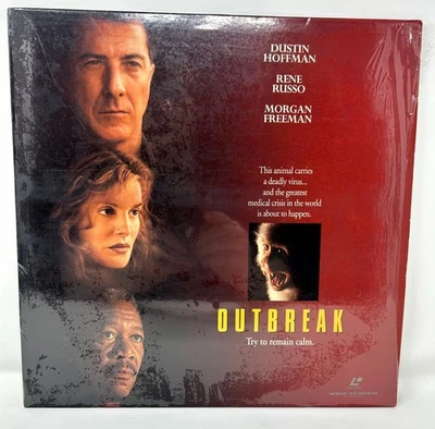 Outbreak Laserdisc 13632 Widescreen LD WS Laser Disc Hoffman Russo Freeman Foto 1 de 3