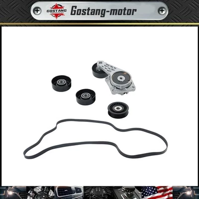 Kit de componentes de transmisión por correa Serpentine para Ford F-150 Explorer Lincoln Mercury 5 piezas Foto 1 de 4