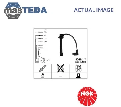 5914 IGNITION CABLE SET LEADS KIT NGK FOR TOYOTA AVENSIS 1.6L,1.8L 81KW - Image 1 of 4