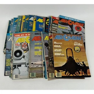 Air Combat Magazines Lot of 35 Issues Military History Air Force Aviation 1970s - Imagen 1 de 13