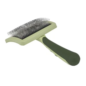 Coastal Pet Safari Curved Firm Slicker Brush - For Dog Grooming and Green - Picture 1 of 7