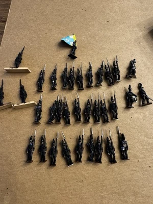 Infantería Napoleónica pintada de 15 mm, (30 figuras) Batallón Wargaming Foto 1 de 4