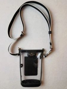 Bandolera Kate Spade Clare Ver a Través de PVC Teléfono KG085 Negra Multi - Imagen 1 de 4