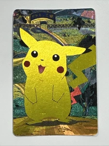 Tarjeta Bandai expendedora de prisma de colección Pokémon Pikachu japonés - Imagen 1 de 2