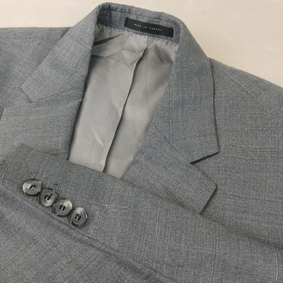 Hugo Boss 46R Mens Blazer Jacket Silk Wool 21x30 Fratelli Tallia Di Delfino 42R - Image 1 of 4