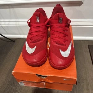 Uomo Taglia 8 - Nike Zoom Shift TB University Rosso Spettacoli Corsa/Tennis/Campo - Foto 1 di 11