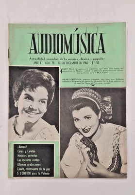 AUDIO MUSICA, No.76 DECEMBER 1962 BABY BELL / PILAR LORENGAR / OSCAR PETERSON - Image 1 of 4