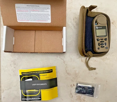 Kestrel 5700X Elite Weather Meter With Applied Ballistics and LiNK w Case - Image 1 of 4