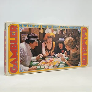 Gambler Board Game Vintage 1975 Parker Brothers Complete Pre-owned - Picture 1 of 24