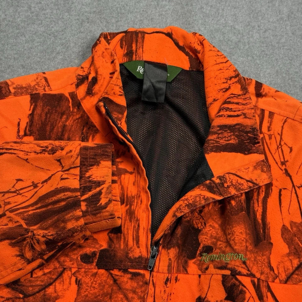 Chaqueta de Caza Remington Para Hombre Extra Grande Naranja Camuflada Siguiente 81 Malla Forrada Exterior Foto 1 de 4
