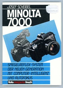 Libro especializado cámara réflex MINOLTA 7000 cámara manual de Josef Scheibel - Imagen 1 de 2