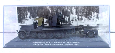 Flakvierling Sd.kfz.7/1 con remolque Sd.Ah.51, 1942, 1:72 Altaya Foto 1 de 4