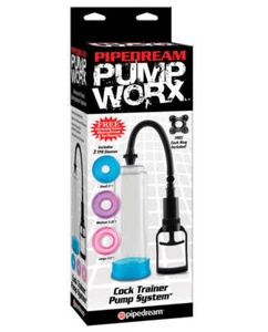 Pump Worx Cock Trainer Pump System w/3 TPR Sleeves - Picture 1 of 4