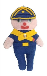 Cute Vintage Tree Ornament Stuffed Felt Boy Scout 6.5 Inches Scouting BSA - Picture 1 of 3