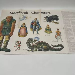 Vintage Fairy Take & Farm Animals 1967 Scott, Foresman & Company Poster! - Picture 1 of 14